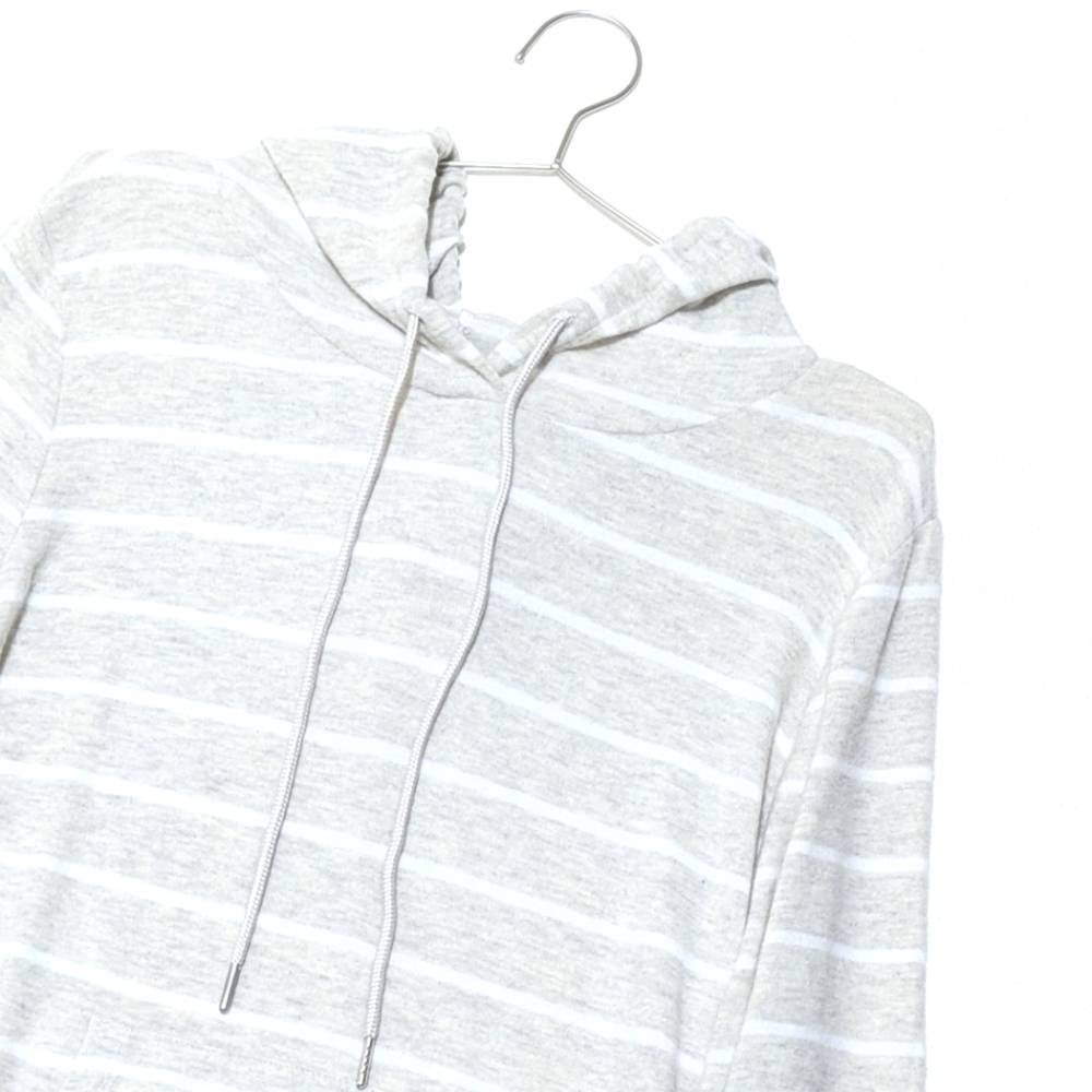 Maternity | Sweater With Hood | Striped | Super Soft | Stretchy | Casual |